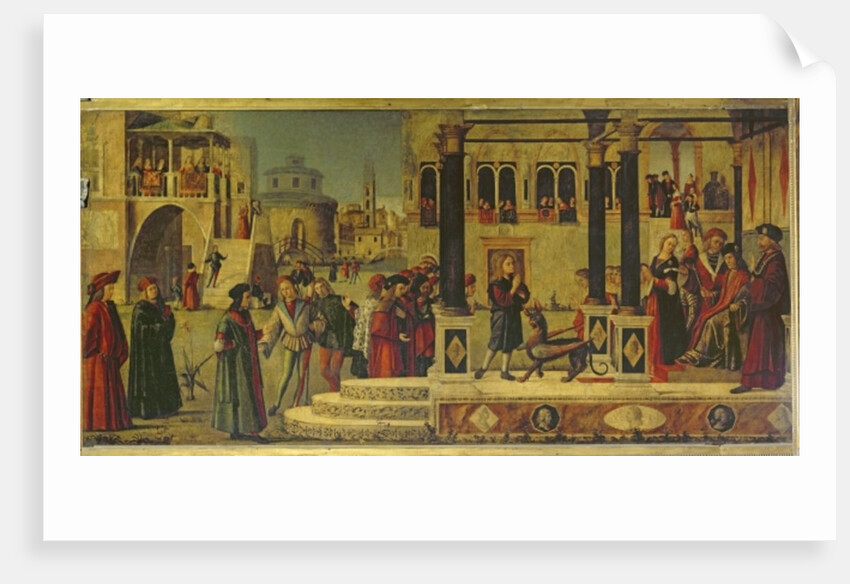 The Miracle of St. Tryphonius by Vittore Carpaccio