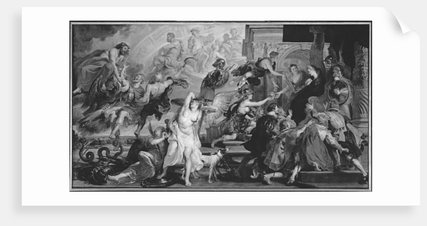 The Apotheosis of Henri IV and the Proclamation of the Regency of Marie de Medici, 1622-25 by Peter Paul Rubens