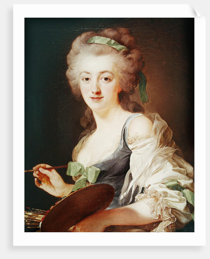 Portrait of Anne Vallayer-Coster, 1783 by Alexander Roslin