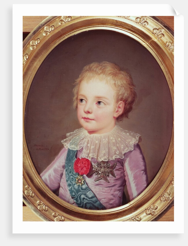 Portrait of Dauphin Louis, 1784 by Adolf Ulrich Wertmuller