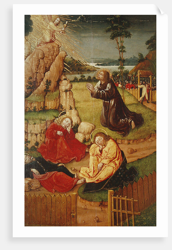 Jesus in the Garden of Olives, from Scenes from the Life of Christ by Anton Henkel