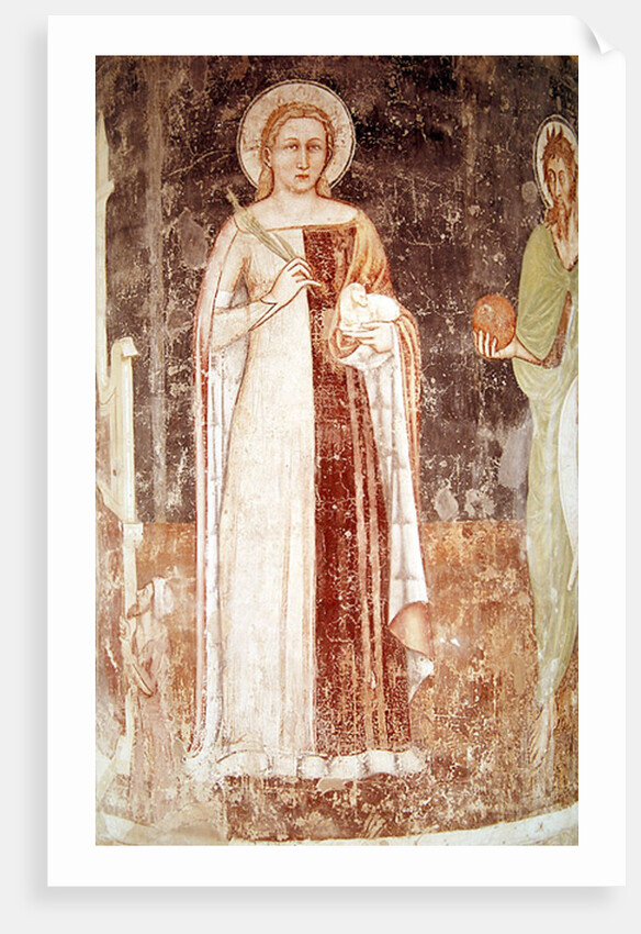 St. Agnes by Tommaso da Modena