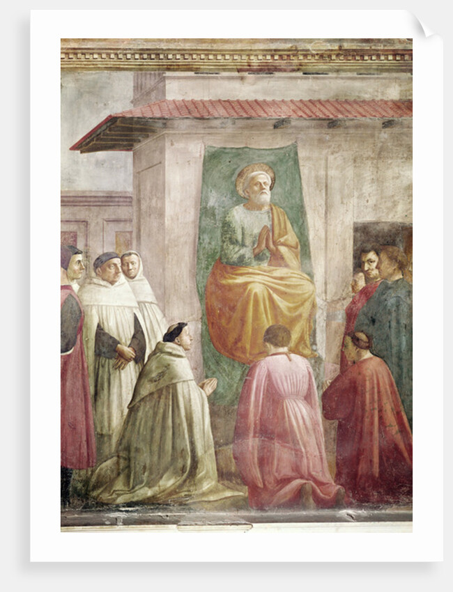 St. Peter on the throne by T. & Lippi F. Masaccio