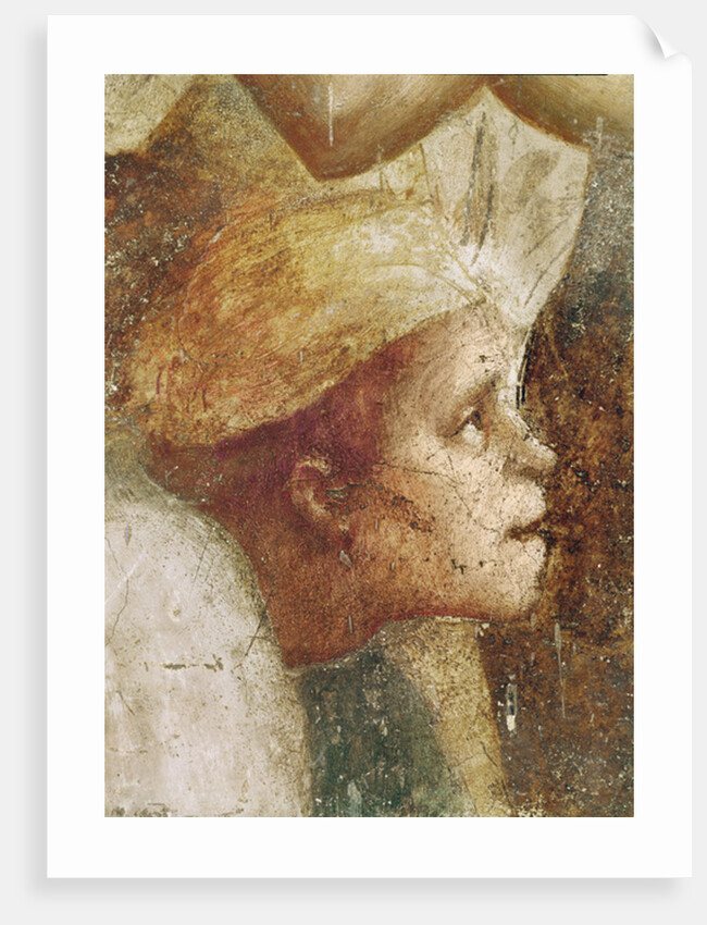 Head of the cripple, from St. Peter Healing with his Shadow, c.1427 by Tommaso Masaccio