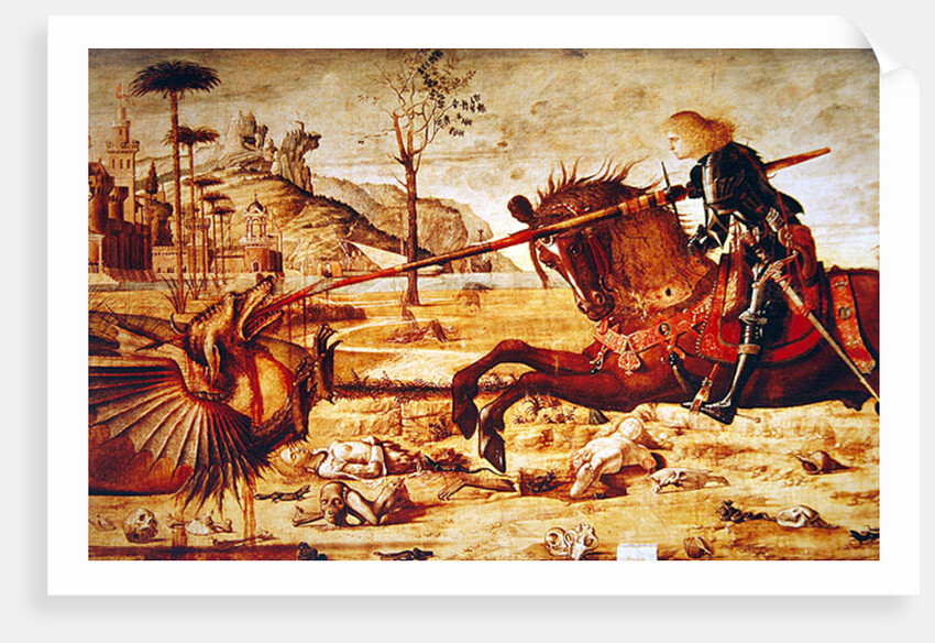 St. George Killing the Dragon, 1502-07 by Vittore Carpaccio