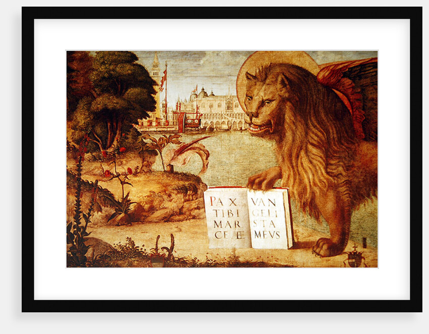 Detail of the Lion of St. Mark, 1516 by Vittore Carpaccio