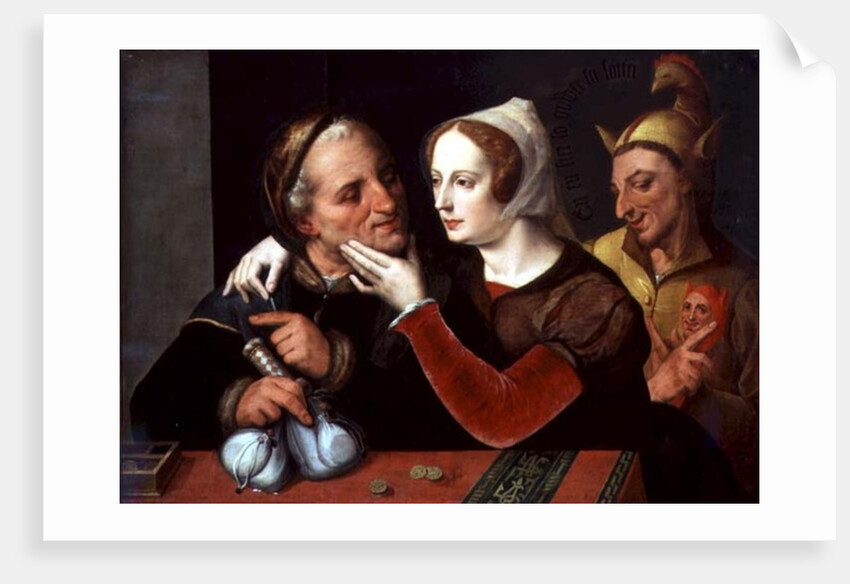 The Older One Becomes, The Madder One Becomes, So Says the Old Man by Master of the Prodigal Son