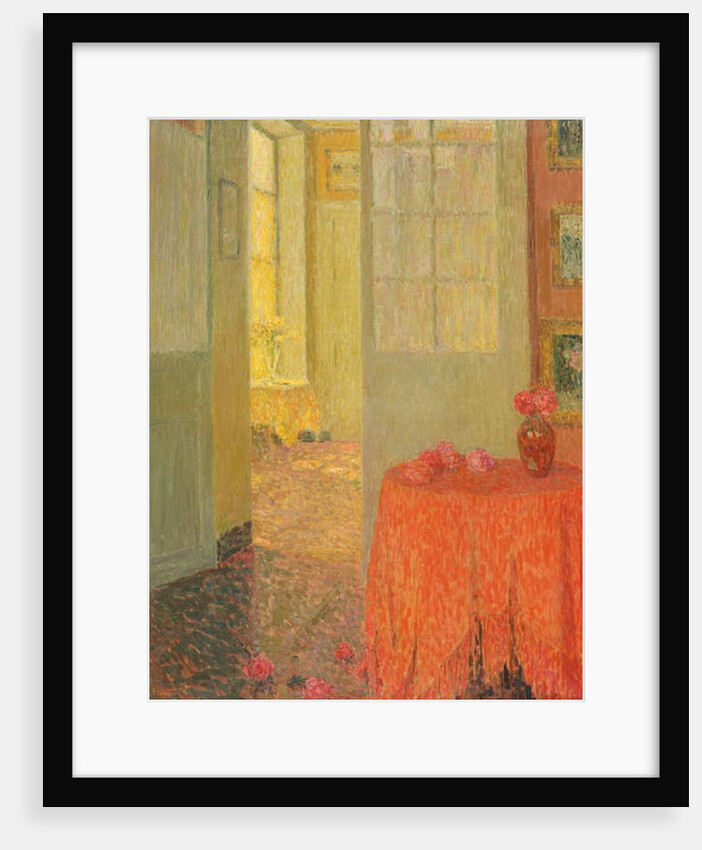 The Red Table Cloth, Versailles, c.1931 by Henri Eugene Augustin Le Sidaner