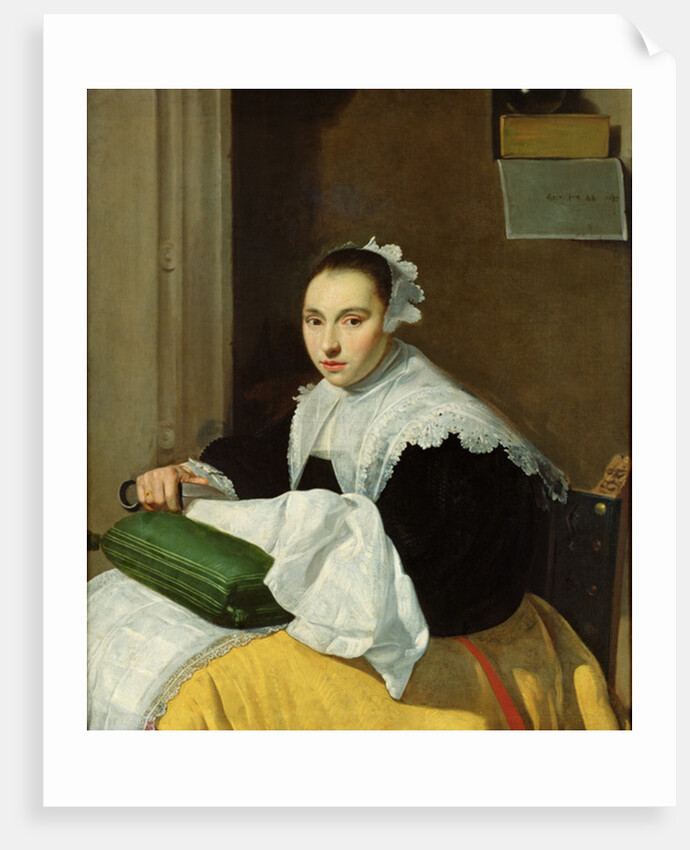 The Seamstress by Dutch School
