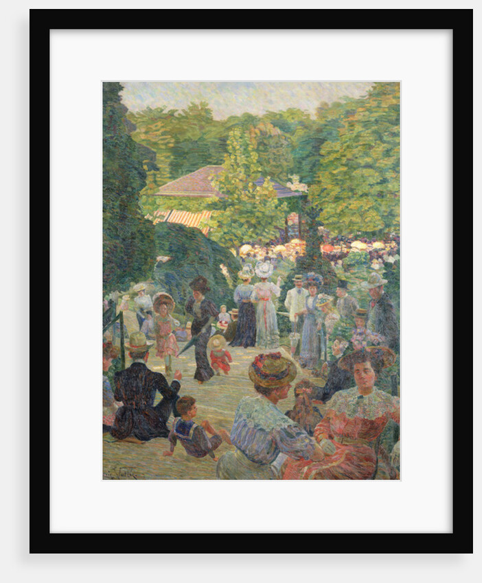 Le Parc de Monsouris, View Towards the Bandstand by Ludovic Vallee