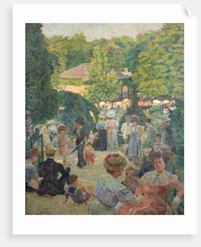 Le Parc de Monsouris, View Towards the Bandstand by Ludovic Vallee