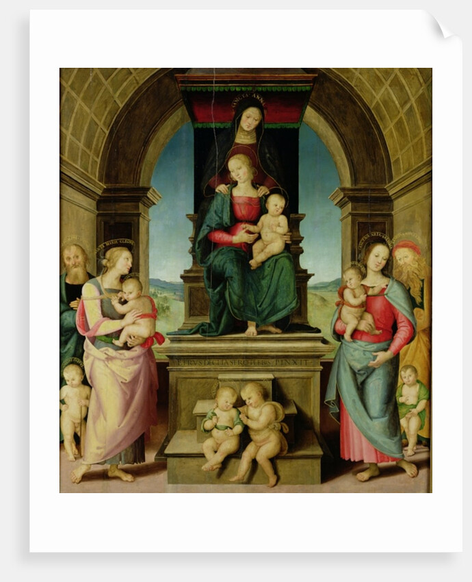 The Family of St. Anne, c.1507 by Pietro Perugino