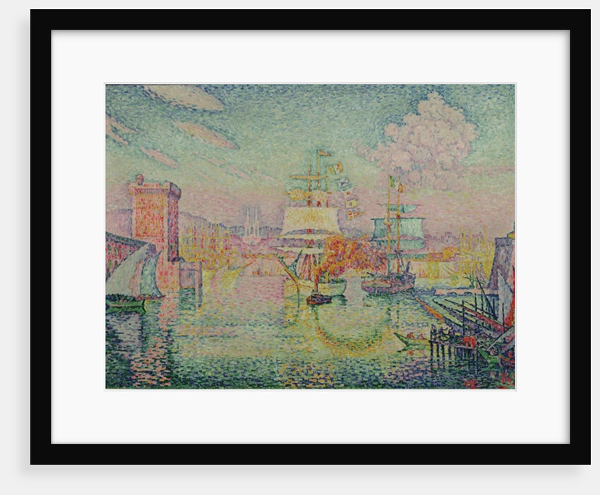 Entrance to the Port of Marseille, 1918 by Paul Signac