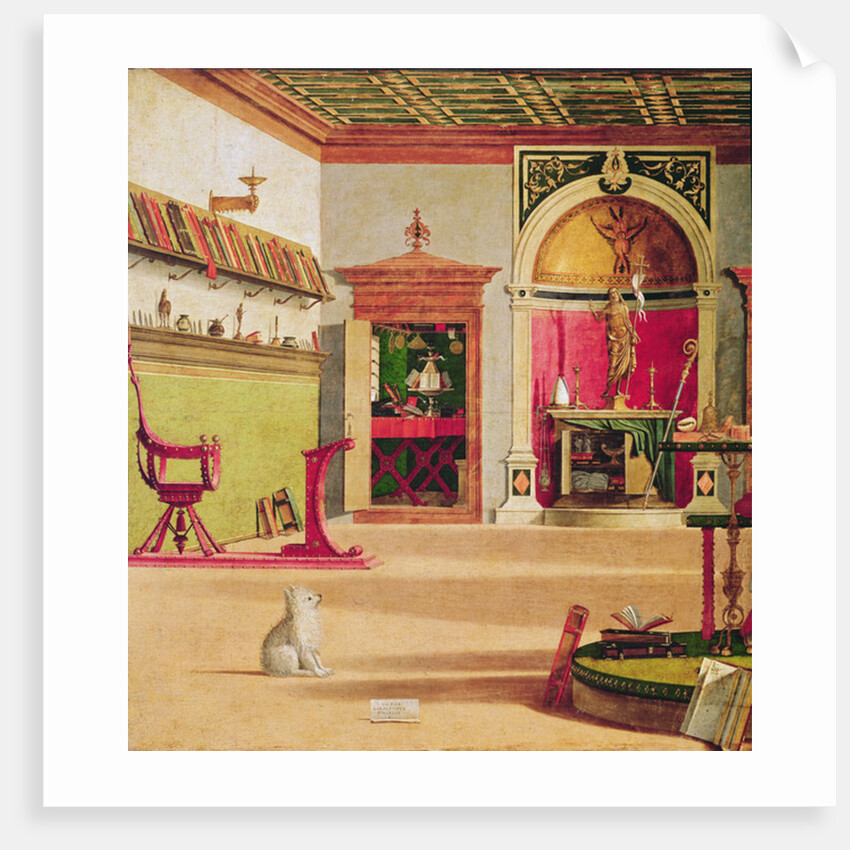 Detail of the Vision of St. Augustine, c.1502-08 by Vittore Carpaccio