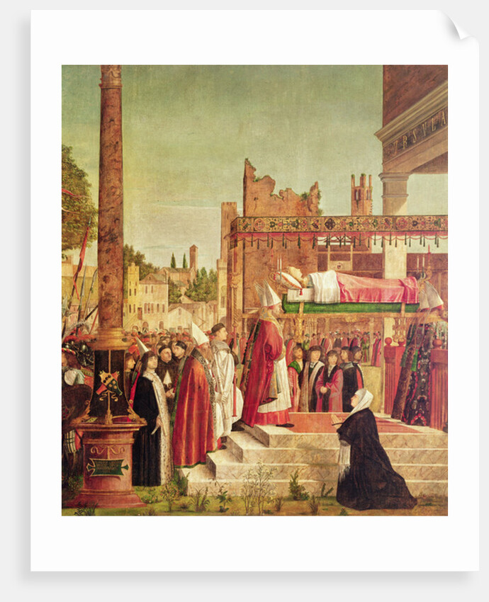 Detail of the Martyrdom of the Pilgrims and the Funeral of St. Ursula by Vittore Carpaccio