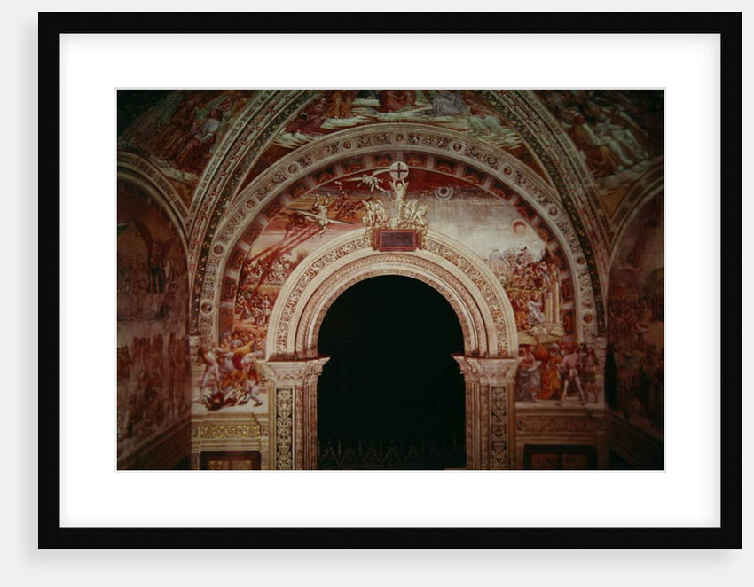 Prophets and the End of the World, entrance wall of the Chapel of the Madonna di San Brizio, 1499-1504 by Luca Signorelli