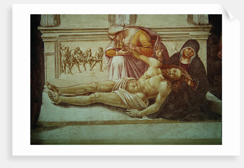 Detail of the Descent from the Cross by Luca Signorelli