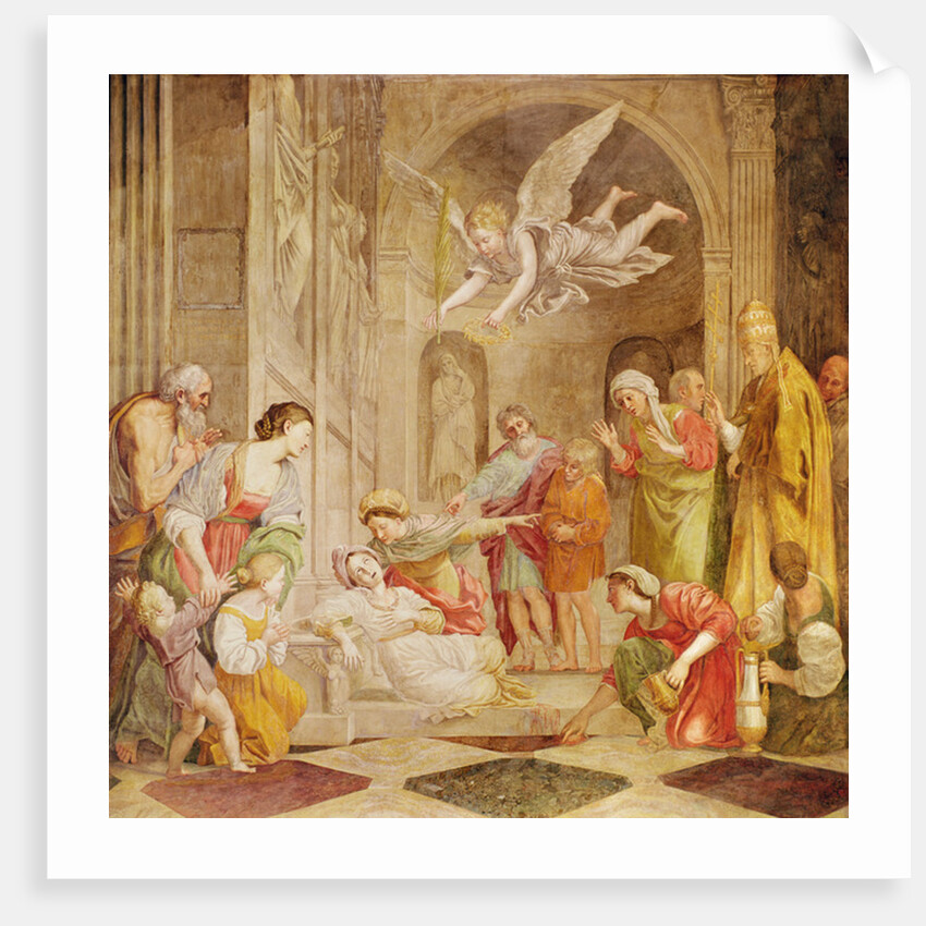 The Death of St. Cecilia, c.1614 by Domenichino