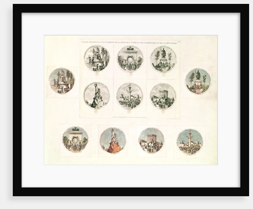 The six stations of the Festival of Unity and Indivisibility of the Republic by French School