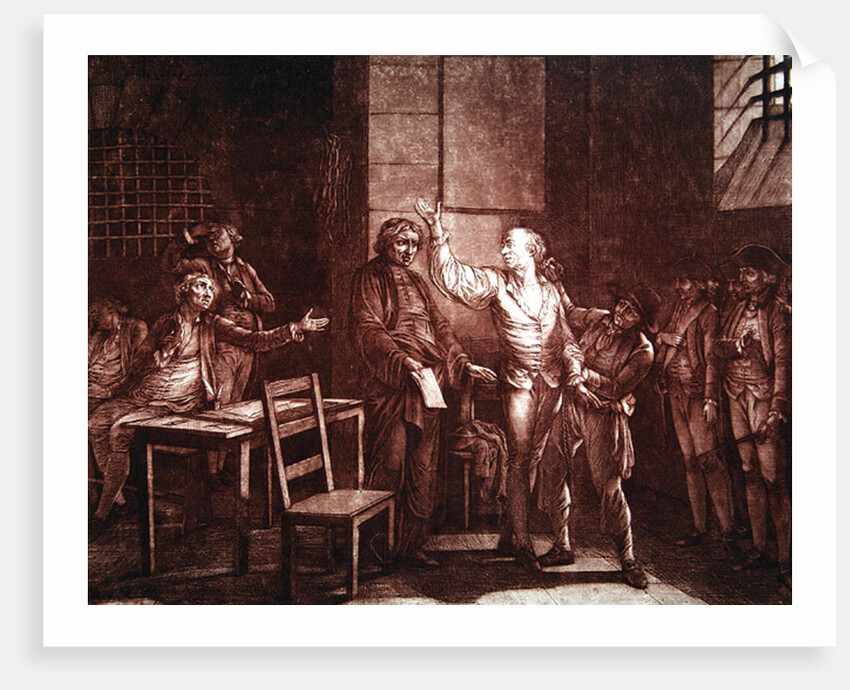 The Final Speech of Joseph Chalier by French School