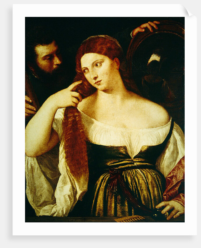 Woman Combing her Hair by Titian (c.1488-1576)