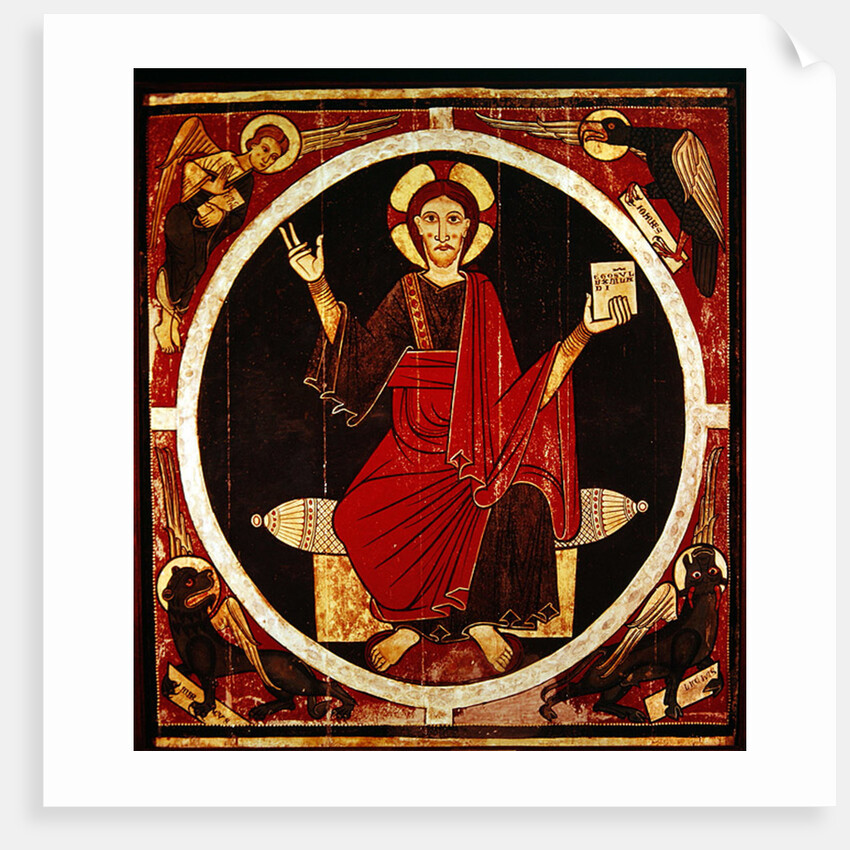 Christ in Majesty by Spanish School