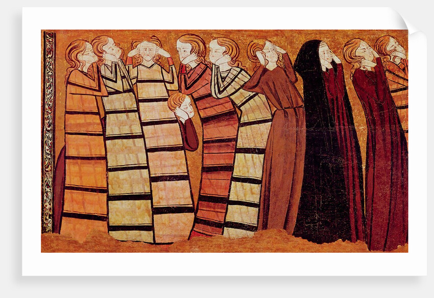 Mourners, panel from the Tomb of Don Sancho Saiz de Carrillo by Spanish School