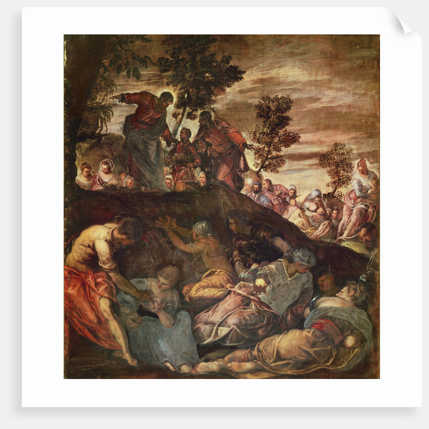 The Multiplication of loaves and fishes, c.1575 by Jacopo Robusti Tintoretto