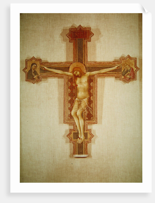 Crucifix with The Virgin and Saint John, c.1321-25 by Simone Martini