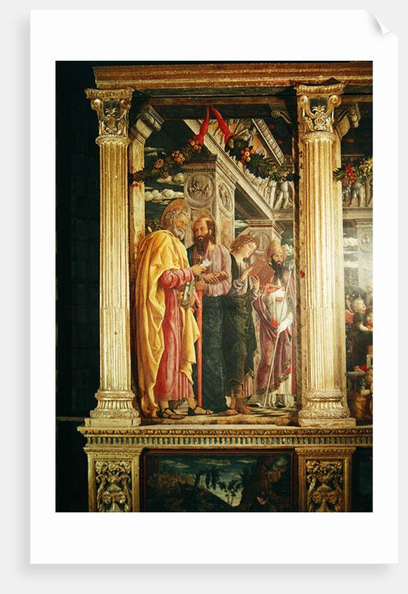 Altarpiece of St. Zeno of Verona by Andrea Mantegna