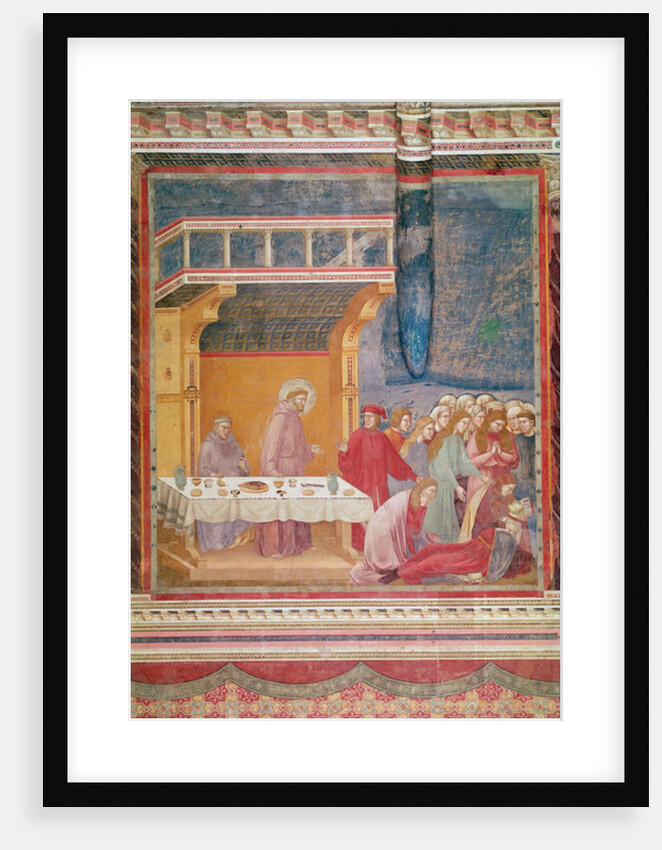 Saint Francis predicts the death of a Knight in Celano, c.1297-99 by Giotto (c.1266-1337)