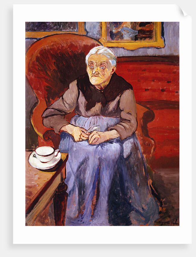 Portrait of the artist's Mother, 1912 by Marie Clementine Valadon