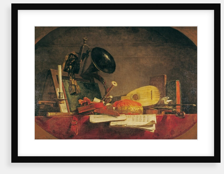 The Attributes of Music, 1765 by Jean-Baptiste Simeon Chardin