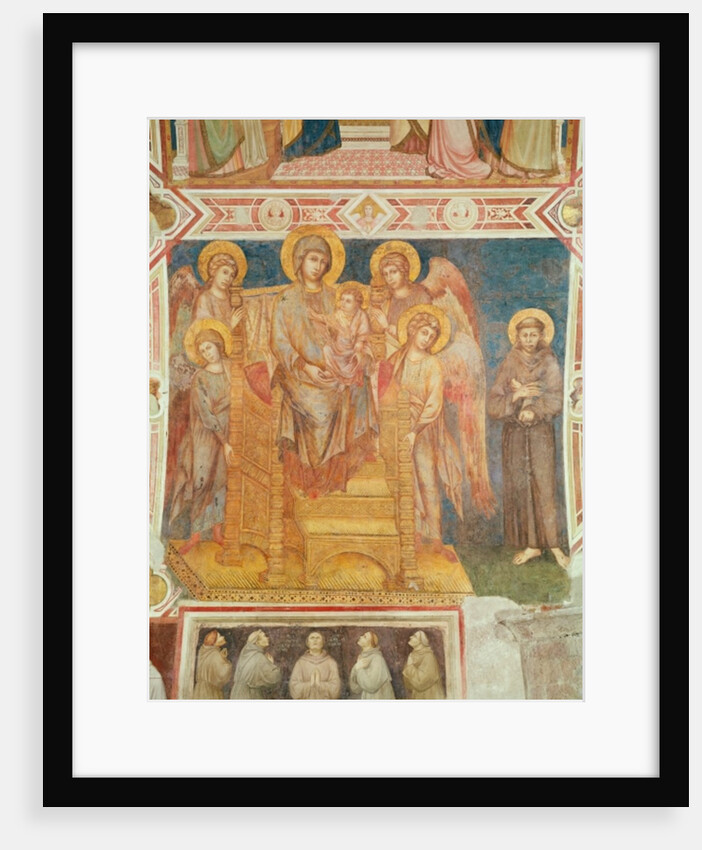 Virgin and Child, Angels and St. Francis of Assisi by Cimabue
