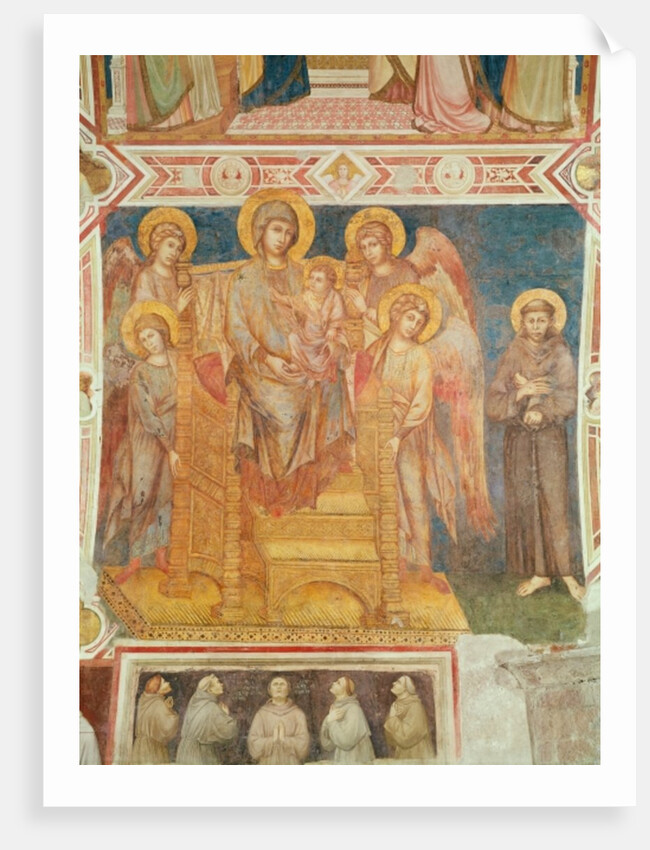 Virgin and Child, Angels and St. Francis of Assisi by Cimabue