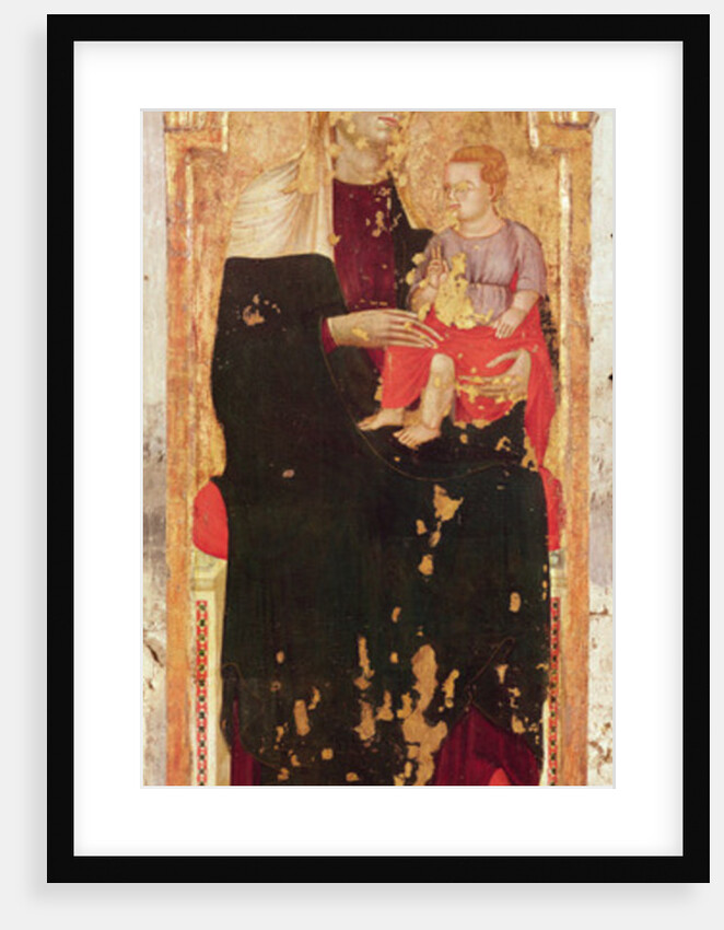 Virgin and Child and Friar Corrado by Sienese School