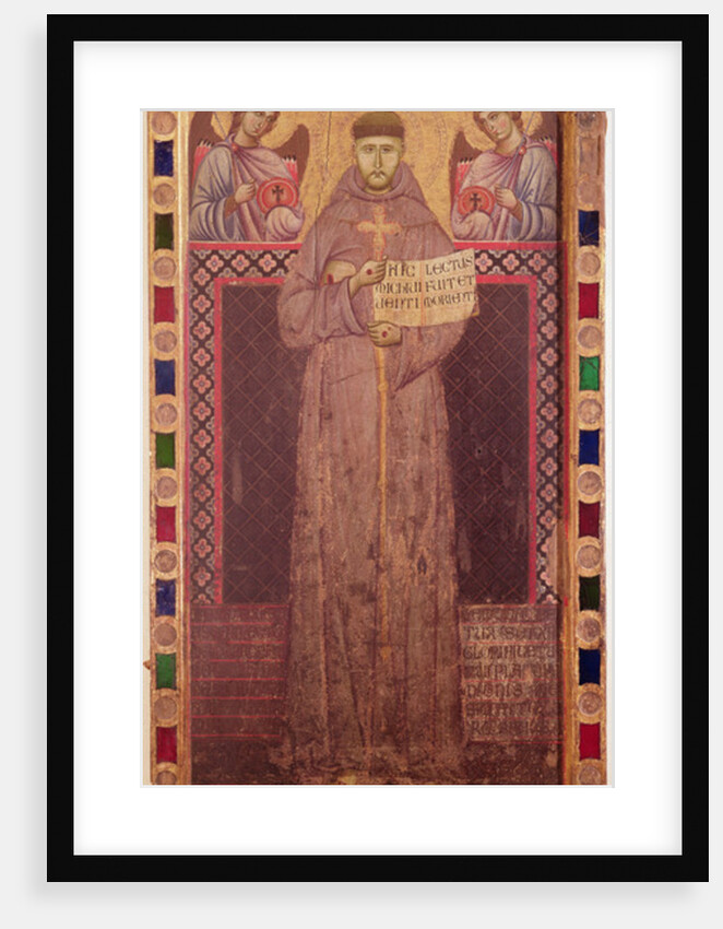St. Francis and Angels, c.1250-1300 by Italian School