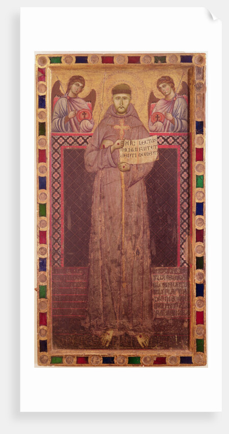 St. Francis and Angels, c.1250-1300 by Italian School