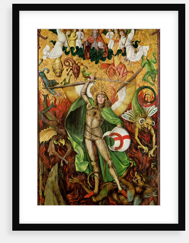 The Archangel Saint Michael in combat with Lucifer by Hans the Elder Leu