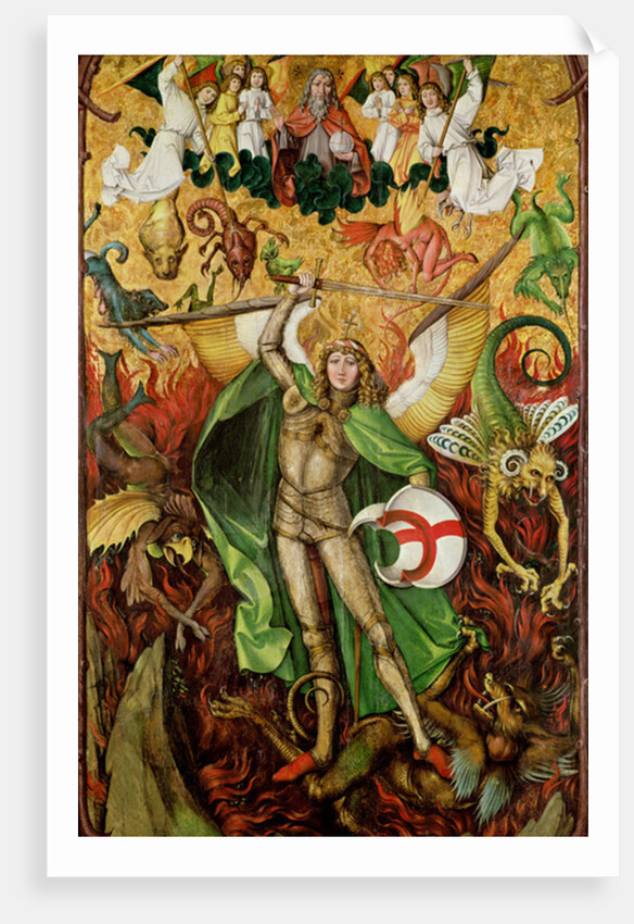 The Archangel Saint Michael in combat with Lucifer by Hans the Elder Leu