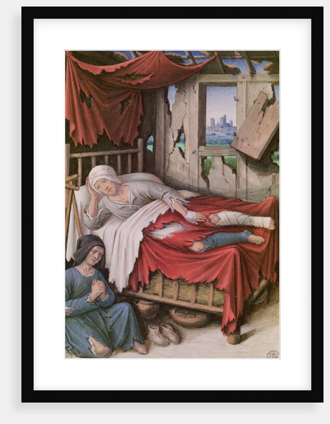 The Four Conditions of Society: Poverty, 15th century by Jean Bourdichon