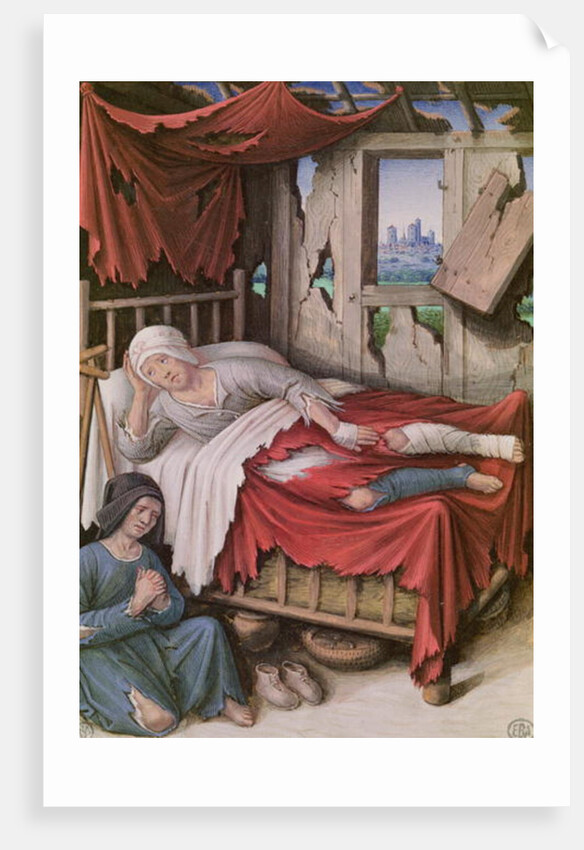 The Four Conditions of Society: Poverty, 15th century by Jean Bourdichon