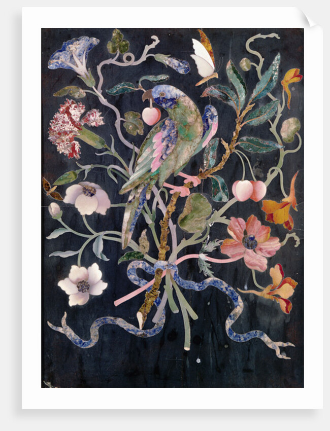 A Parakeet in a Bouquet by Italian School