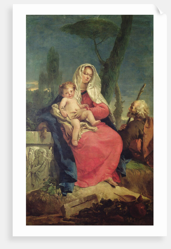 The Rest on the Flight into Egypt by Giovanni Battista Tiepolo