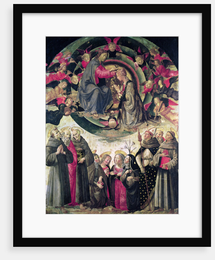 Coronation of the Virgin by Ridolfo Il (1483-1561) Ghirlandaio