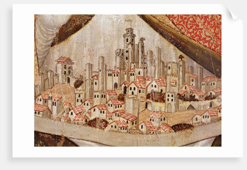 Detail of San Gimignano, c.1391 by Taddeo di Bartolo
