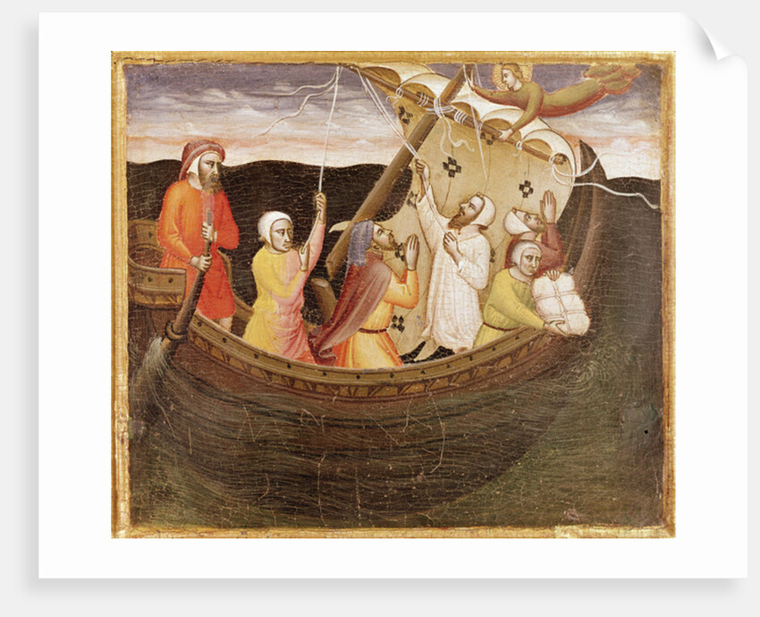 St. Fina saving the fishermen by Lorenzo di Niccolo Gerini
