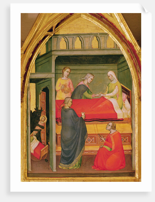 The Birth of St. Bartholomew by Lorenzo di Niccolo Gerini