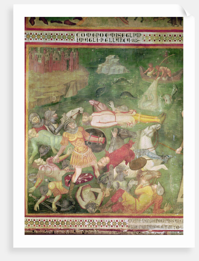 Crossing the Red Sea by also Manfredi de Battilori Bartolo di Fredi