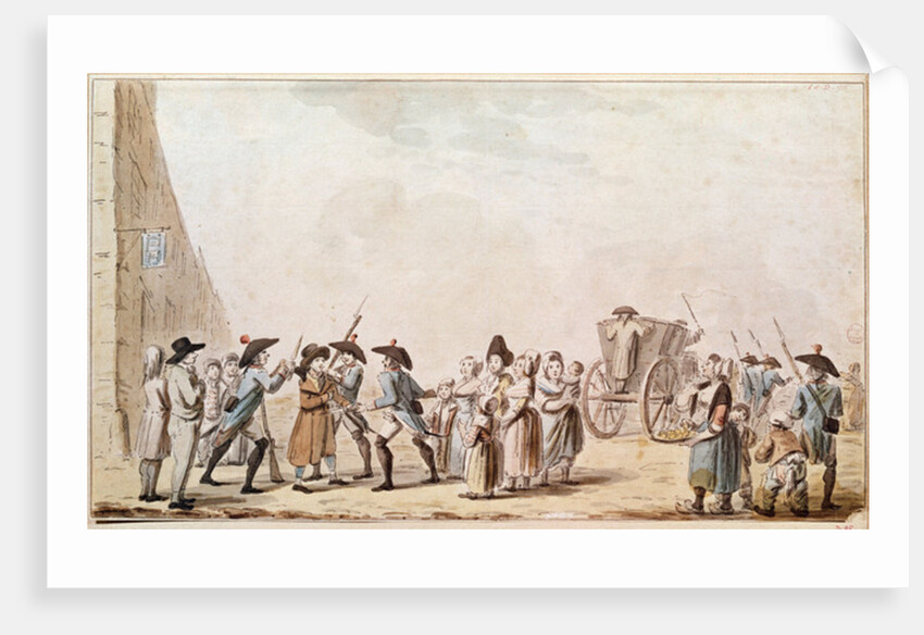 Law of suspects, the arrest on the street by the Federes by French School